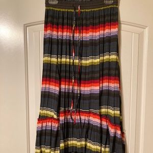 Free People multi colored skirt